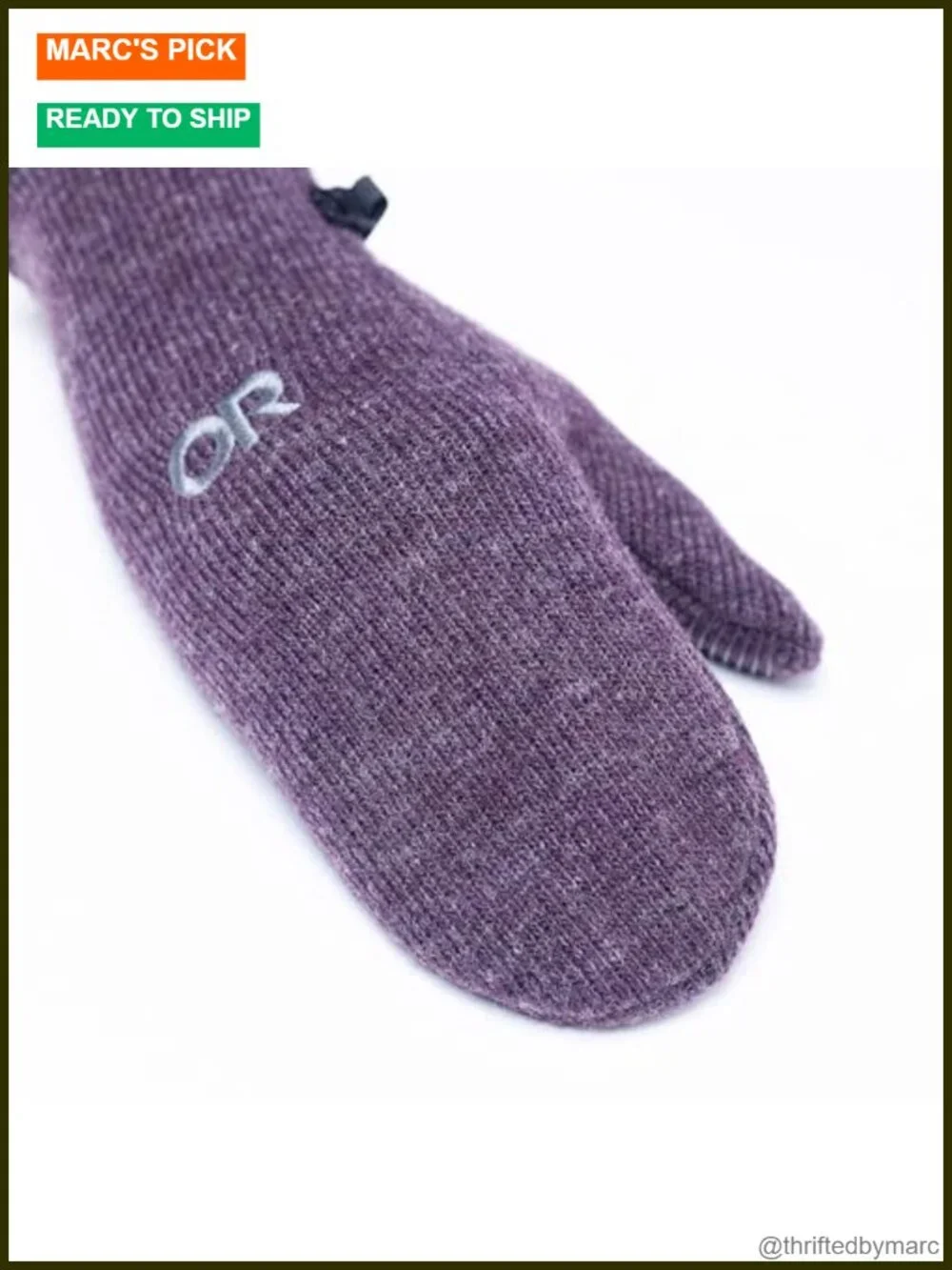 Women's Cold Weather Mittens Wind Resistant Wool Blend Fleece